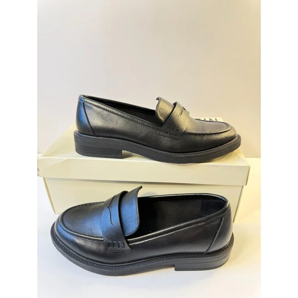 Anne Klein Womens Shoes Loafers Chucky Black US 8